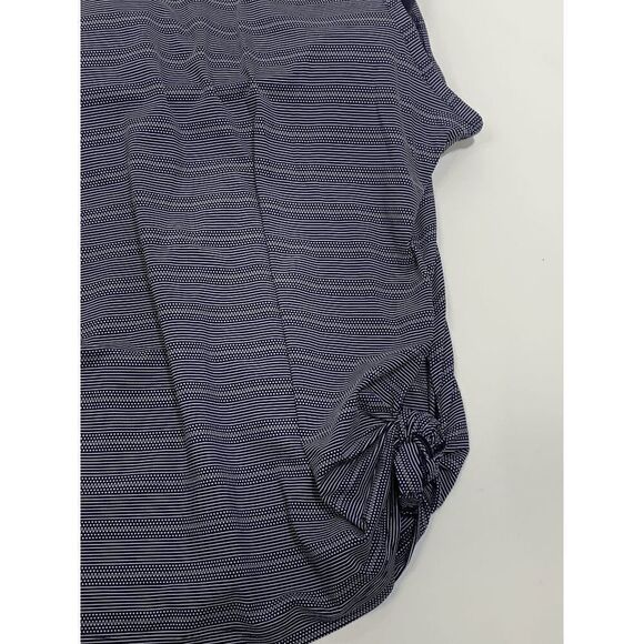 Athleta Women's Strappy Striped Built In Bra Workout Active Tank Top Blue XS - Picture 3 of 9